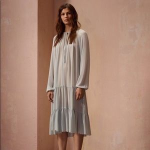 Aritzia Wilfred Le Fou Aceline Silk prairie dress